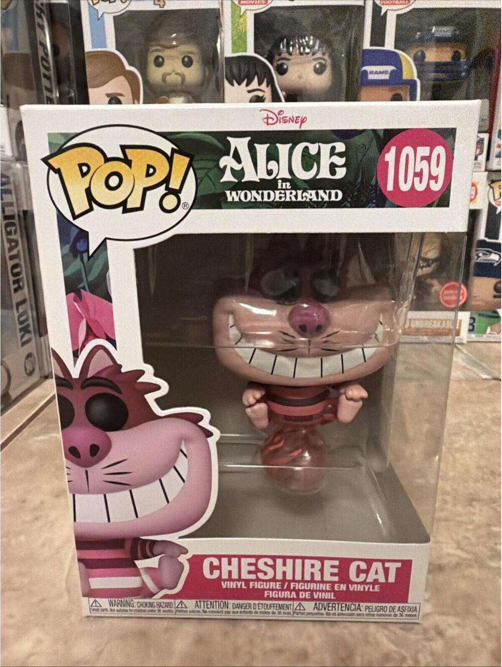 Funko Pop! Vinyl: Disney - Cheshire Cat (Translucent) #1059 w/Protector